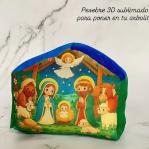 Plantilla Pesebre navideño